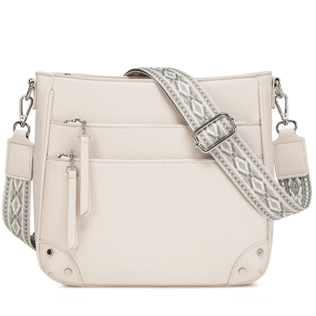 Waniki Umhängetasche Damen Mittelgross Handtasche Damen Leder PU Schultertasche Crossbody Bag Klein