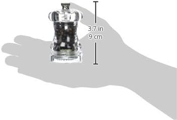 Cole & Mason 125 Capstan Pfeffermühle, Gewürzmühle mit Verstellbarem Mahlwerk, Acryl, 85mm, Precisio