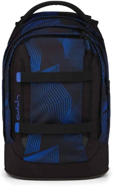 Satch Pack Schulrucksack Set 3tlg. inkl. Schlamperbox und Sportbeutel (Seismic Blue), Seismic Blue