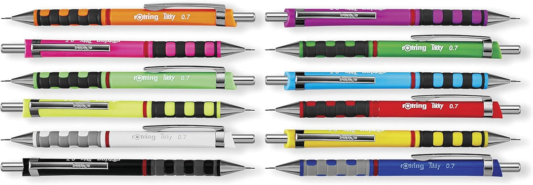 rOtring Tikky Druckbleistift farblich gekennzeichnet | 0,5 mm | Blaue Schaft | 12er-Box Blue 1 stück