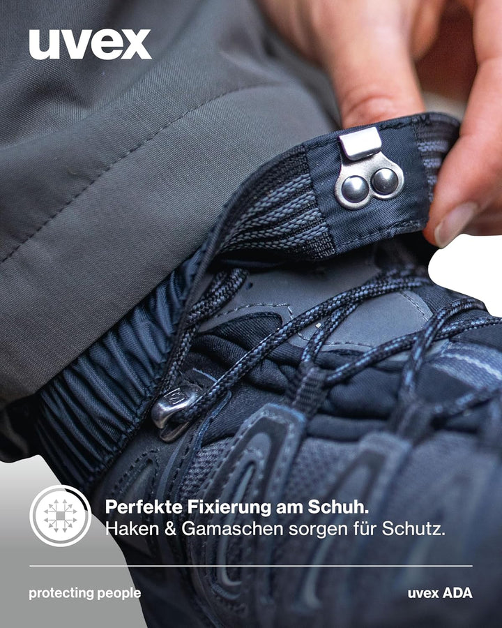 Uvex ADA 7634 Damen-Wetterhose - bei Wind & Regen - Atmungsaktiv & Wasserfest 42 Schwarz, 42 Schwarz