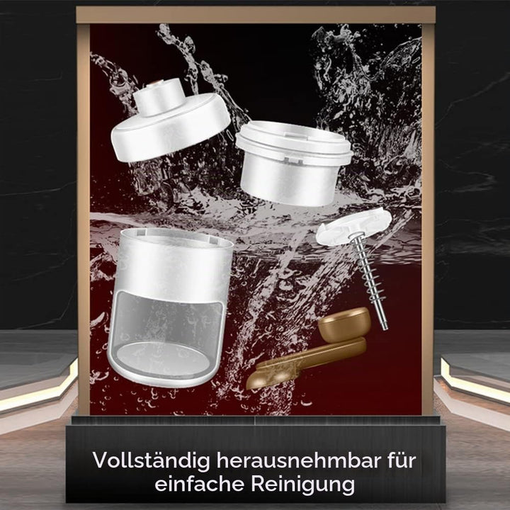 Manueller Eiszerkleinererer, tragbare Slushie Maschine und Schneekegelmaschine mit Eiswürfelform für