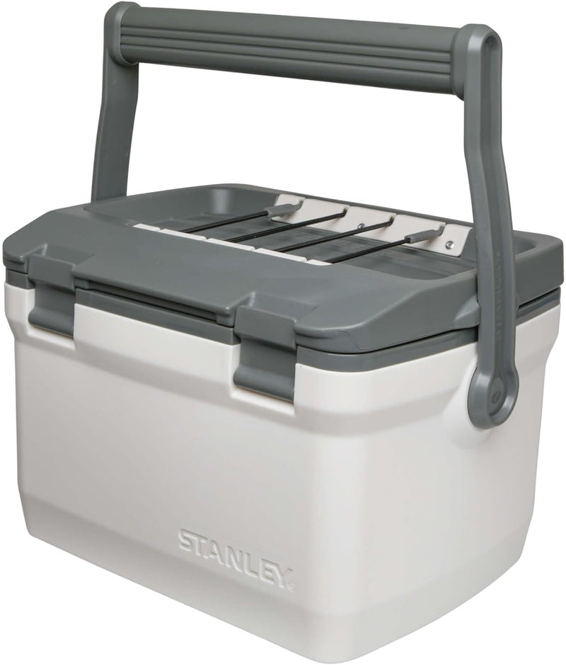 Stanley Adventure Outdoor Cooler 6,6 Liter / 7QT Polar Weiss - Camping Kühlbox Klein - BPA-frei - De