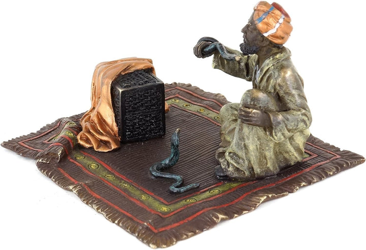 Kunst & Ambiente - Wiener Bronze - Schlangenbeschwörer - Araberbronze - Orientalische Teppichbronze