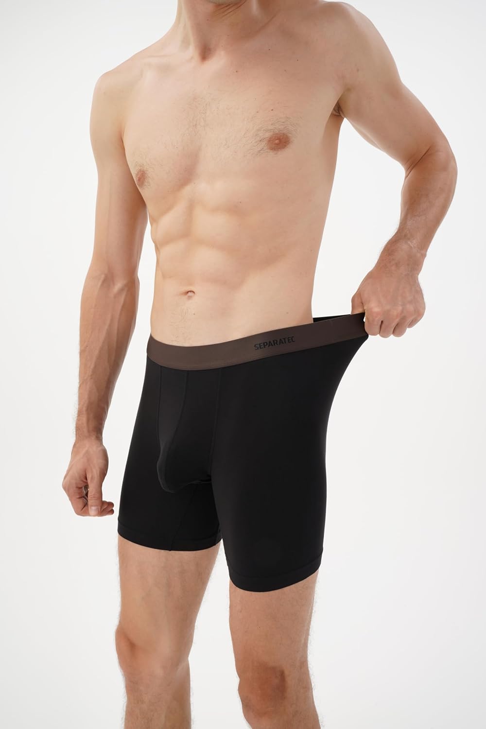 Separatec Herren Boxershorts, Herren Unterhosen aus Bambus-Viskose, atmungsaktiv und weich, Doppelbe