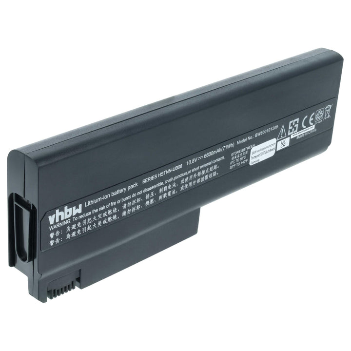 vhbw Li-Ion Akku 6600mAh (10.8V) kompatibel mit Notebook Laptop HP Compaq NC6300, NC6320, NX6330 Ers