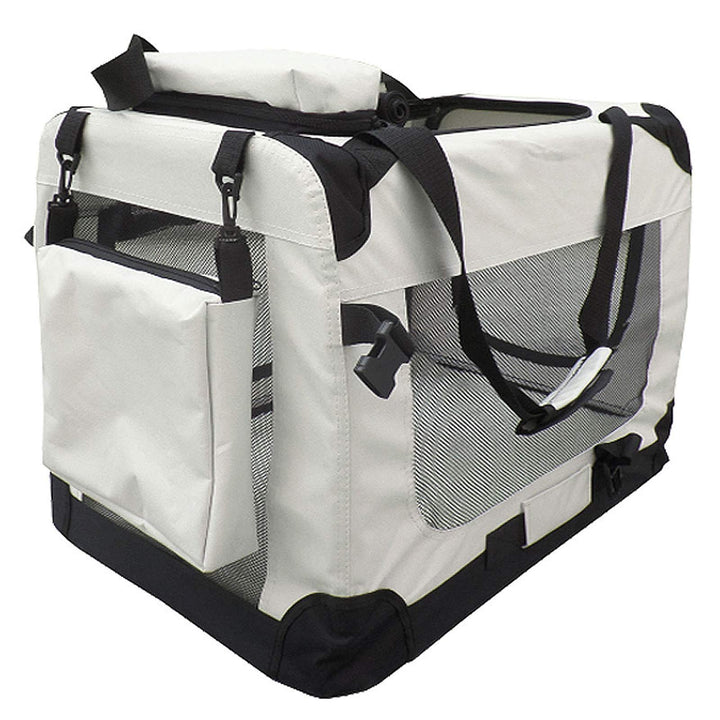Petigi Faltbare Hundebox Transporttasche Transportbox Auto für Katze Hunde Grosse Kleine Box Bag Bed