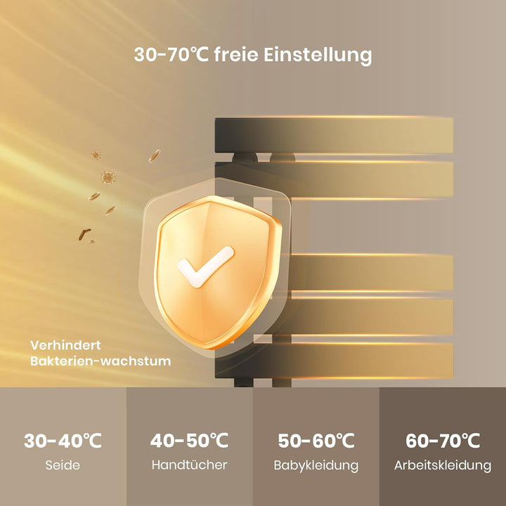 EMKE Handtuchheizkörper Elektrisch 1000 x 500 mm, WiFi Smart Thermostat Elektrischer Badheizkörper H