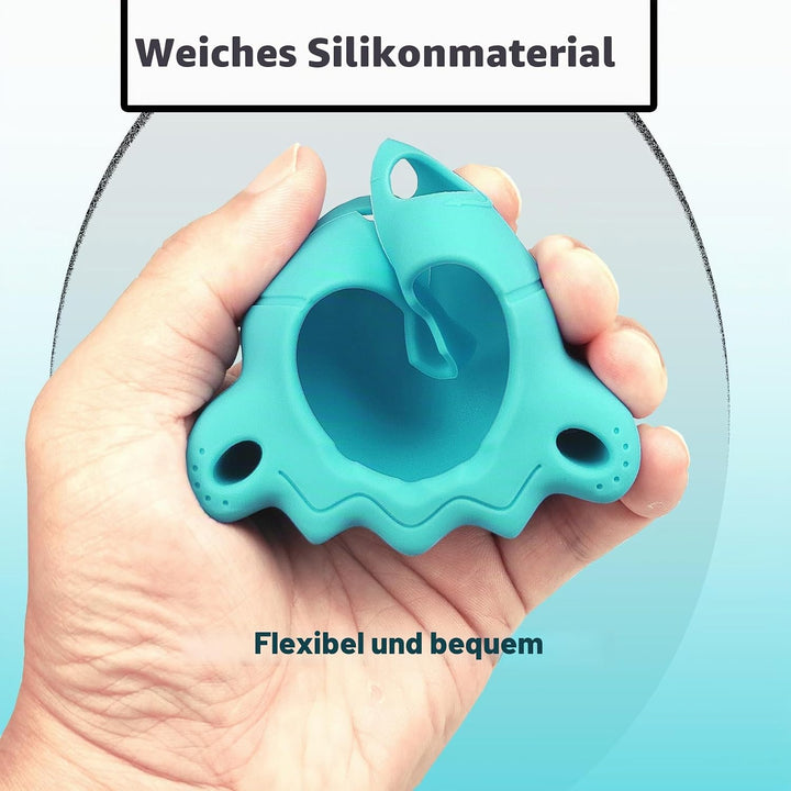 BCWGION Silikonhülle kompatibel mit Tamagotchi Paradise, mit TPU Softscreen Schutzfolie und Fingerba
