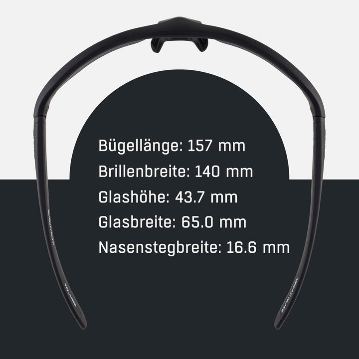 ALPINA LYRON - Verspiegelte und Bruchsichere Sport- & Fahrradbrille Mit 100% UV-Schutz Für Erwachsen