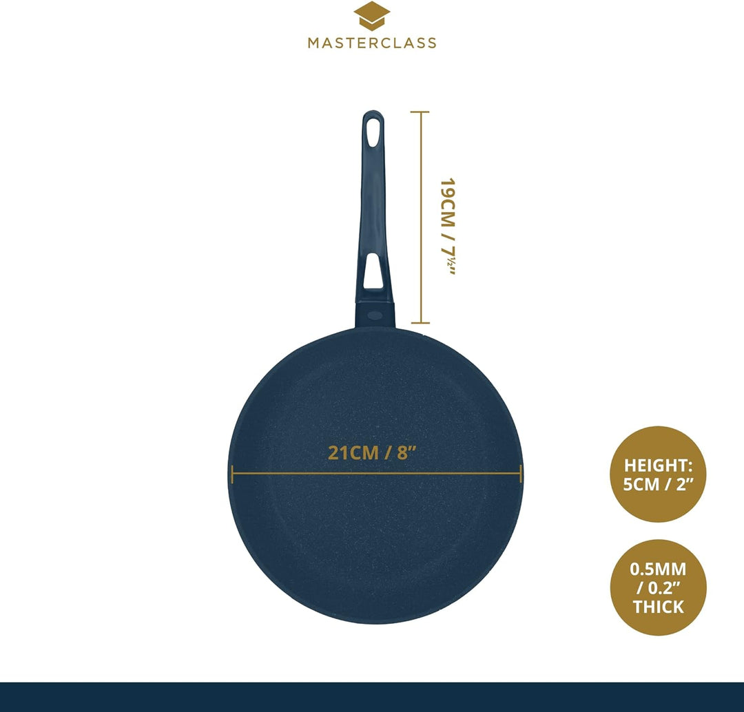 KitchenCraft MasterClass Bratfpfanne, Aluminium, Induktionsgeeignet, Antihaftbeschichtet, Grau, 20 c
