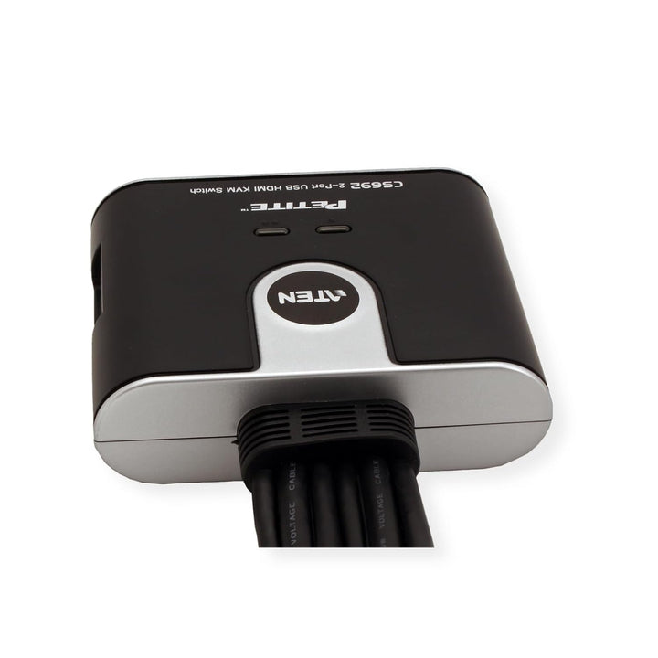 Best Price Square KVM Switch, 2 Port USB HDMI A/V, ATEN CS692 by ATEN Technology