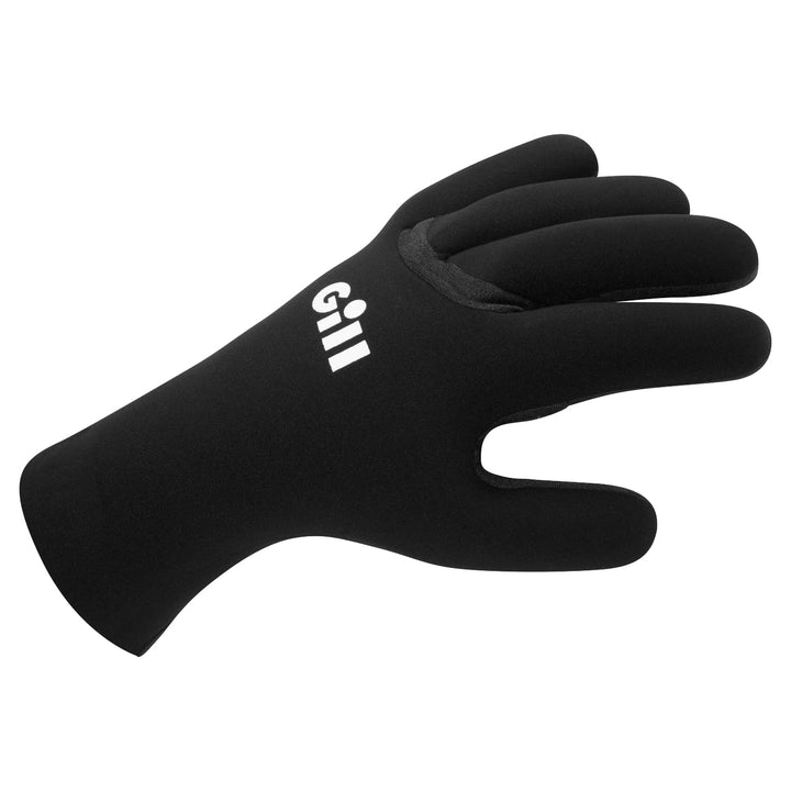 Gill ZenTherm Segelhandschuhe, thermisch, flexibel, 3 mm Neopren und Silikon-Handflächengriff Schwar