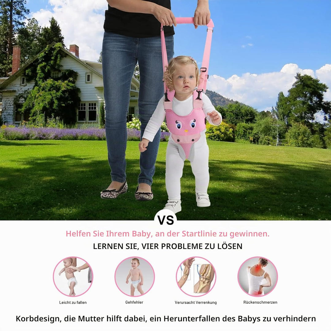 IULONEE Lauflernhilfe Gehhilfe für Baby Stehen und Gehen Lernen Helfer 4 in 1 Funktionale Verstellba