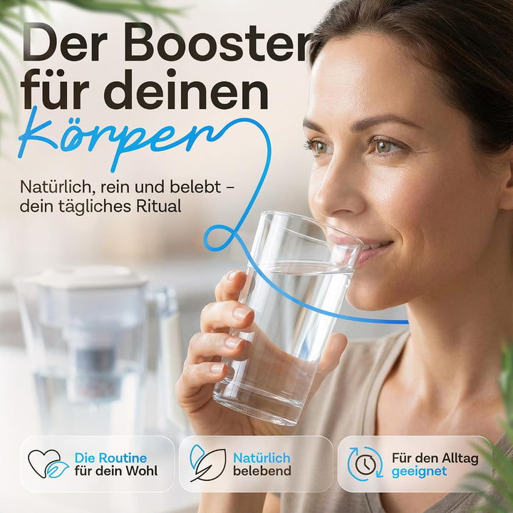 NEU: Wasserfilter MAUNAWAI® Premium Bio Made in Germany inkl. 1 Trinkwasserkanne +1 Filterkatusche u