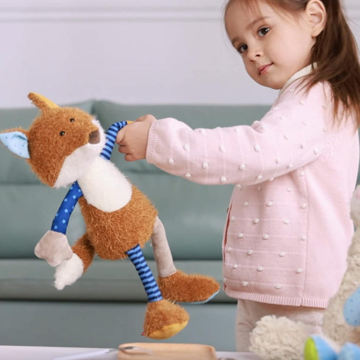 SIGIKID 42849 Stofftier Fuchs Patchwork Sweety Kuscheltier zum Spielen & Schmusen aus weichem Materi