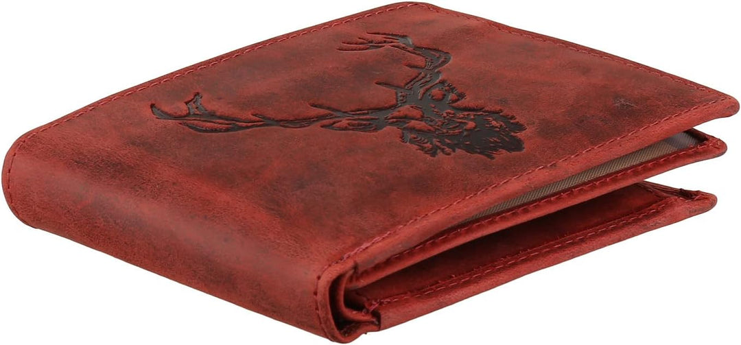 Greenburry Vintage Geldbörse Leder 13 cm Rusty Red, Rusty Red