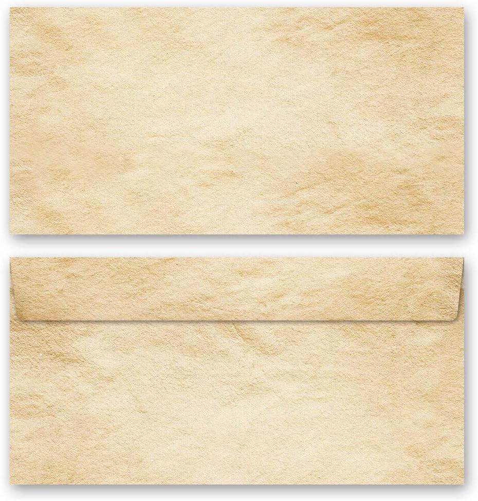 Briefpapier Sets Motivpapier Antik & History, OLD STYLE 100 Blatt Briefpapier + 100 passende Briefum