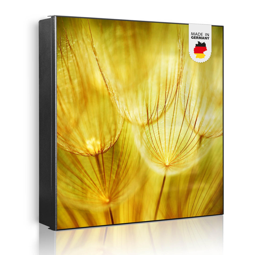banjado Grosser Schlüsselkasten Metall - Schlüsselbox 30x30cm mit 32 Haken - Schlüsselkasten modern