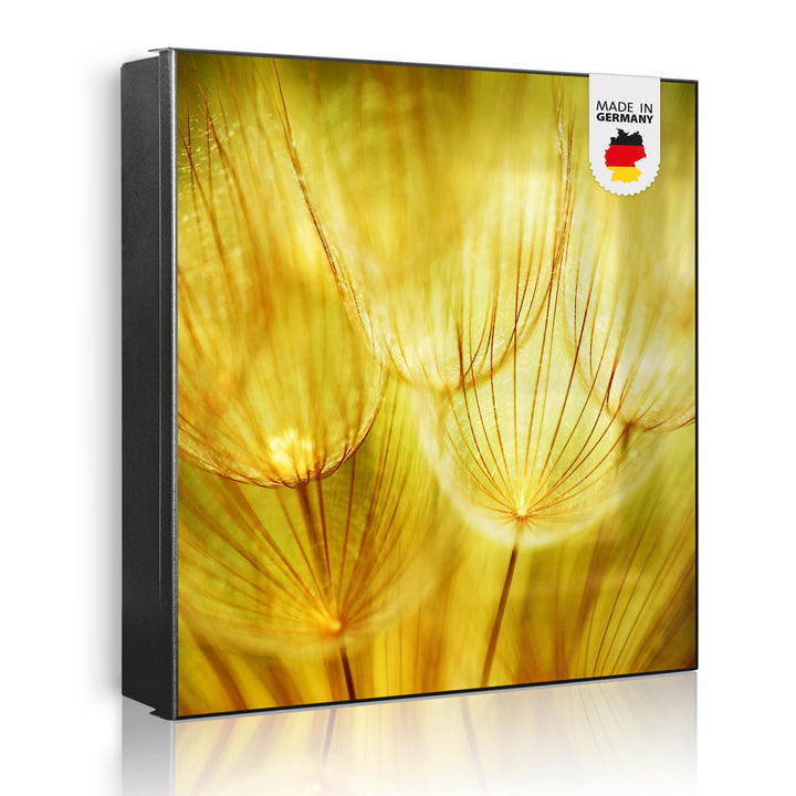 banjado Grosser Schlüsselkasten Metall - Schlüsselbox 30x30cm mit 32 Haken - Schlüsselkasten modern