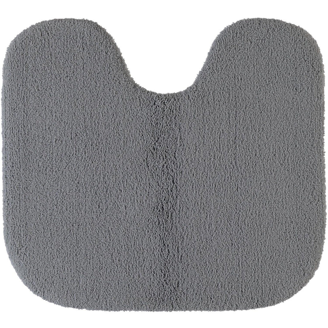 Rhomtuft Badematte Aspect, Farbe: kiesel, Grösse: 55x60cm Toilettenvorlage mit Ausschnitt 55x60 cm,