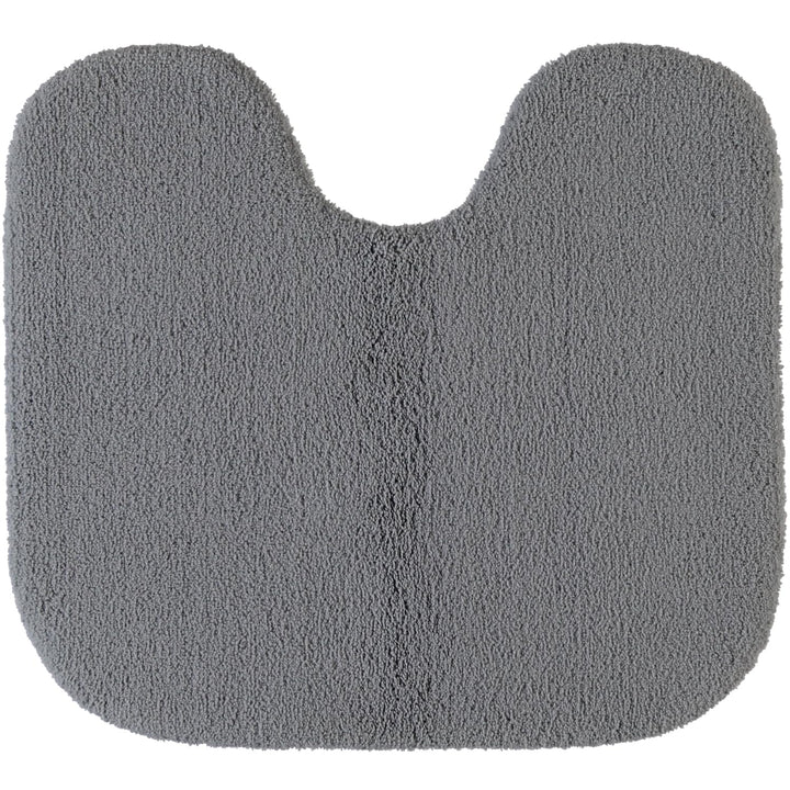 Rhomtuft Badematte Aspect, Farbe: kiesel, Grösse: 55x60cm Toilettenvorlage mit Ausschnitt 55x60 cm,