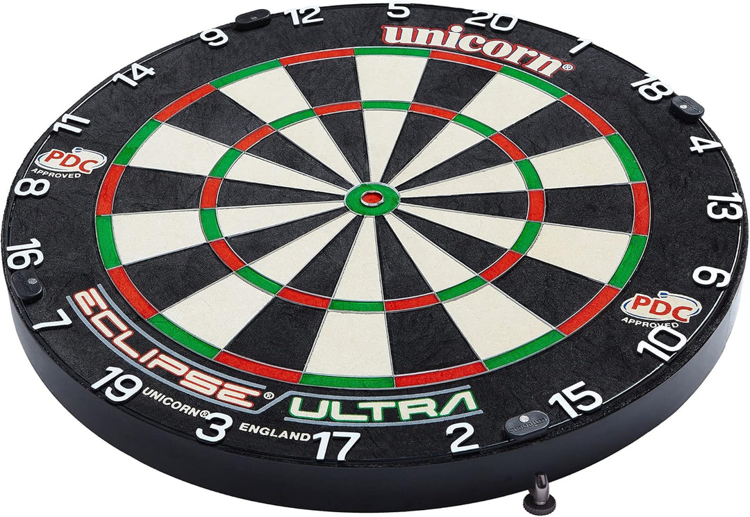 Unicorn Eclipse Ultra Professional Bristle Dartscheibe, Einheitsgrösse, Schwarz, 79900 Bundle mit Da