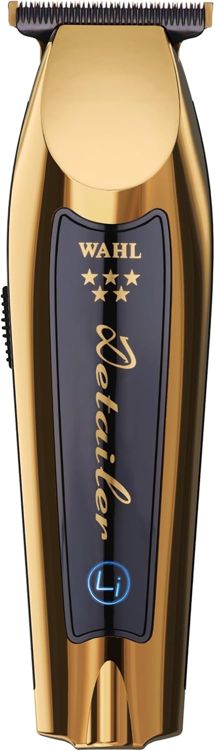 Wahl Gold Cordless Detailer Li - Mit extra breiter T-Klinge für Kantenbearbeitung und Detailarbeit -