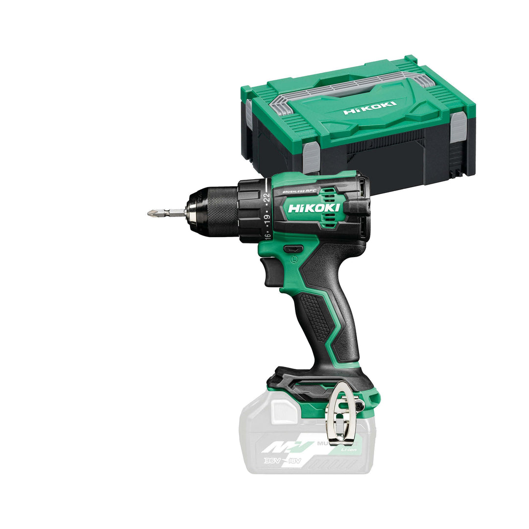 HiKOKI Akku Bohrschrauber DS18DEW2Z, 18V Brushless Bohrer, 70 Nm, HSC II