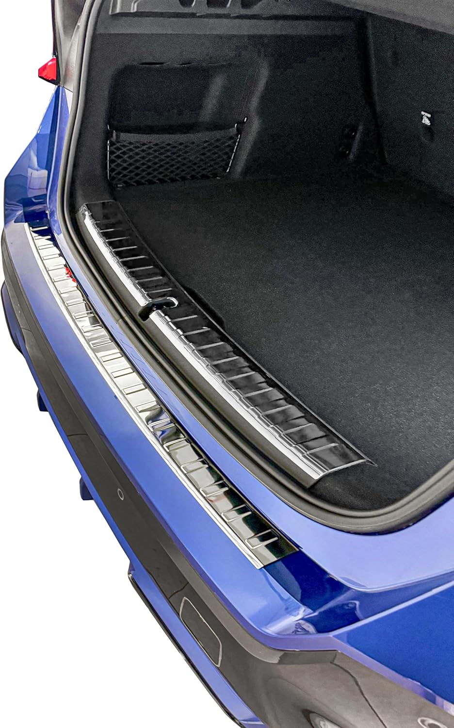 RECAMBO Ladekantenschutz Set Edelstahl kompatibel für BMW X1 iX1 | ab 2022 - Hochglanz poliert, Chro