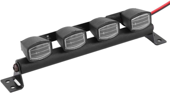 Tbest RC Dachlichter, Crawler Zubehör 1:10 RC Crawler Car Dachlichtleiste RC Dachlampen Scheinwerfer