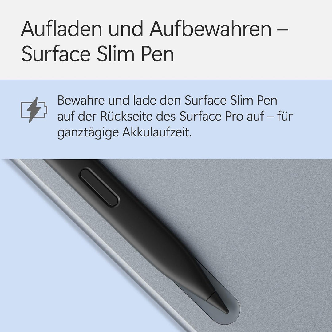 Microsoft Surface Pro 12" Keyboard mit Slim Pen | kompatibel mit Surface Pro 12" | QWERTZ | Ozean Ke