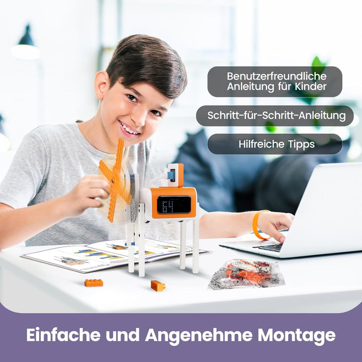 MatataStudio Inventor Kit für Vincibot Roboter mit 7*Baustile, 5*Elektronikmodule, 1*Modulanschluss
