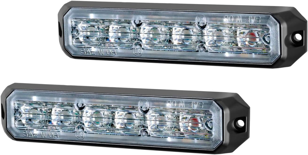 HELLA - LED-Blitz-Kennleuchte - BST - 12/24V - blau - Schraubanschluss/Anbau - Kabel: 150mm - Stecke
