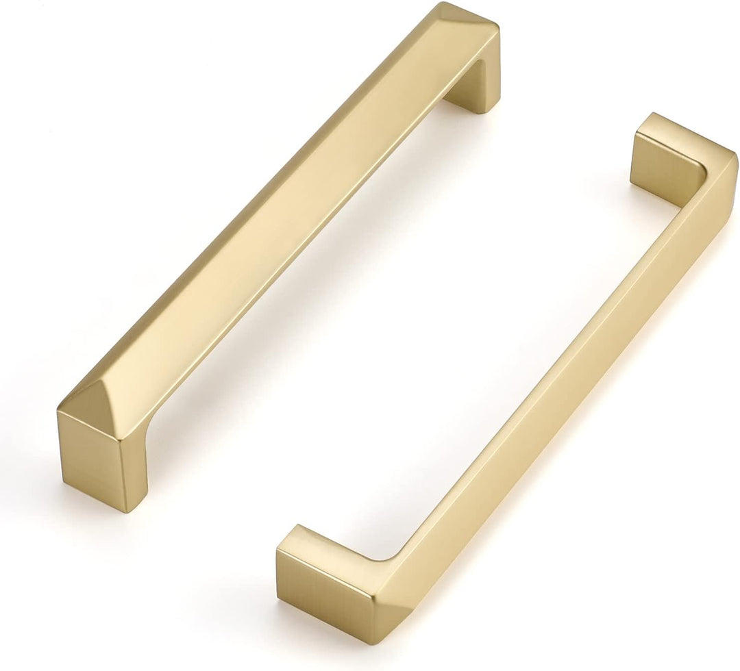goldenwarm 4 Stück für Küchenschränke Schrankgriffe Möbelgriffe Griffe Möbel Möbelgriffe 128mm Schra