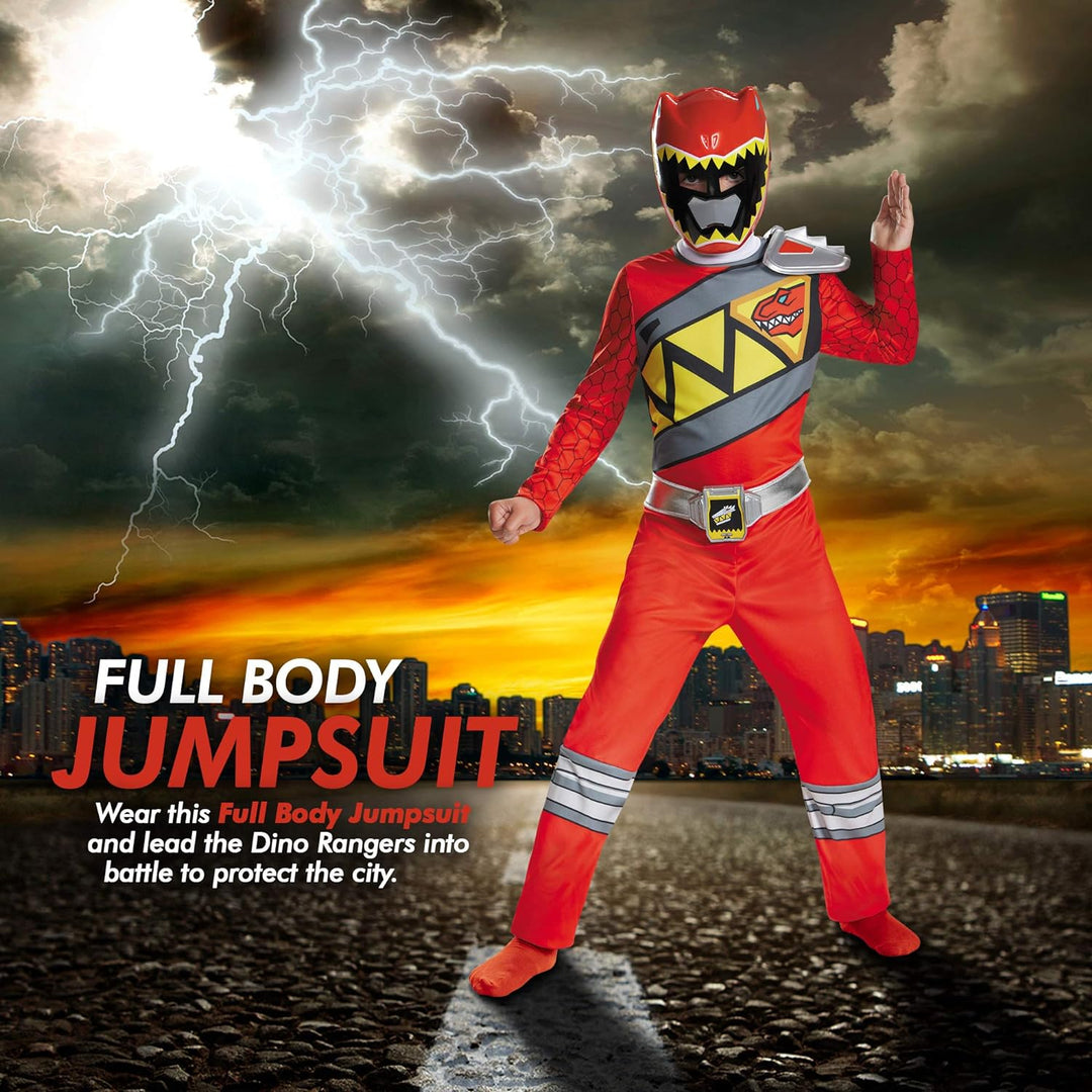 Power Rangers Dino Charge Red Classic Child Costume 4-6