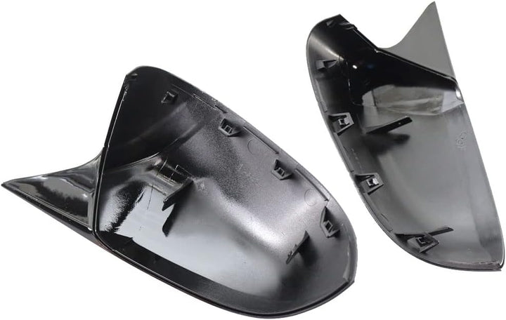GSRECY Spiegel-Abdeckkappen im M-Stil, glänzend, Schwarz, für X3 X4 G01 G02 2018 2019 2020 2021, X5