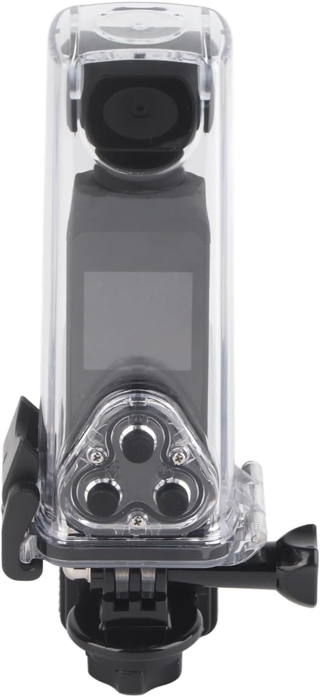 Handheld-Actionkamera, 1080P 270° Drehbare 30 M wasserdichte WiFi-Taschenkamera, mit Mikrofonclip, 1