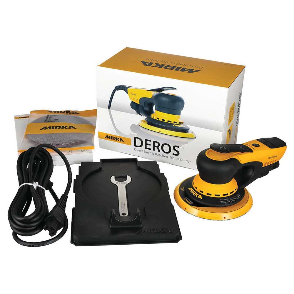 Mirka DEROS 625CV / Exzenter-Schleifer Schleifmaschine mit Zentral-Absaugung und Klett / für Ø 150mm