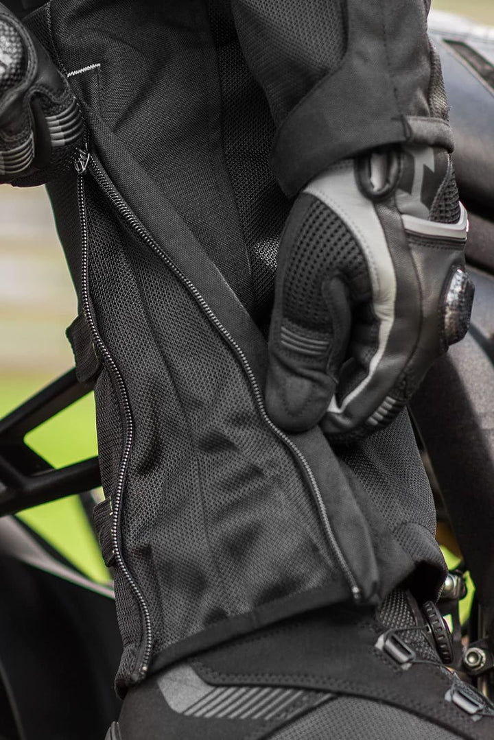SHIMA JET Motorradhose Herren - Sommer Verstärkte Motorcycle Tourenhose Männer aus Mesh Textil mit W