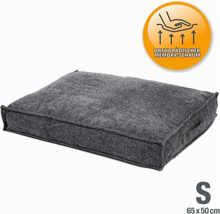 jamaxx-pets Premium Hundekissen Orthopädische Füllung, Waschbar Bezug aus Edlem Chinelle Stoff, Weic