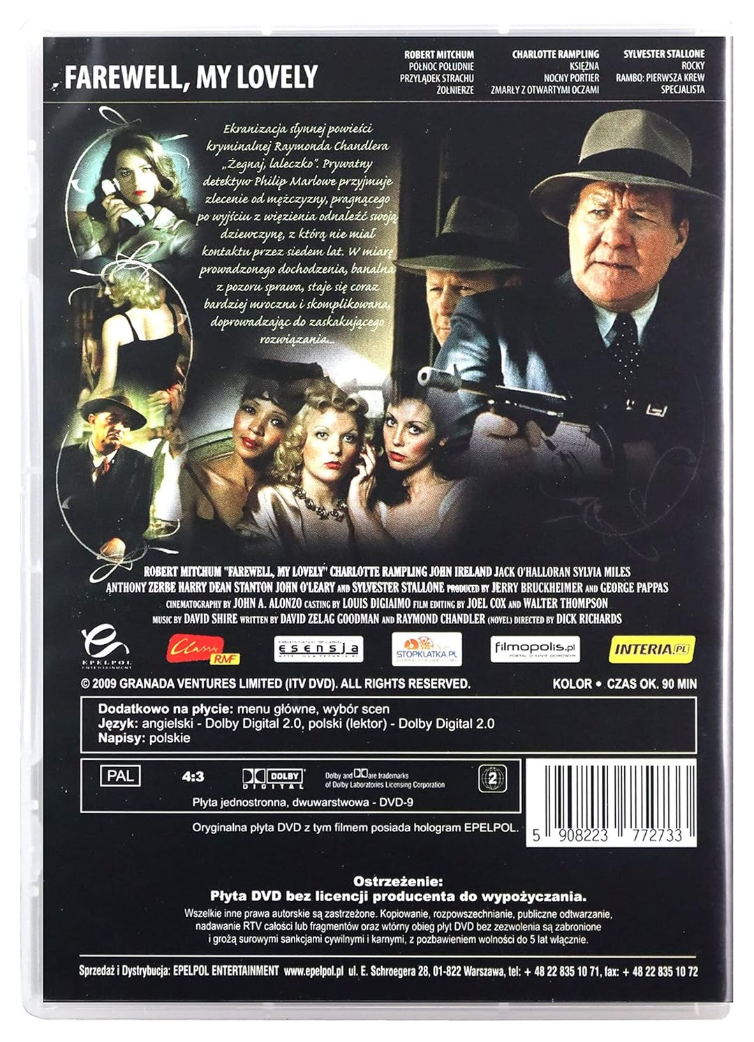 Farewell, My Lovely [DVD] [Region 2] (IMPORT) (Keine deutsche Version), DVD