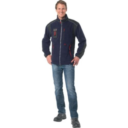 Arbeitsfleece Jacke, Terratrend Job, Grau, Gr.S-5XL, Grösse:XL