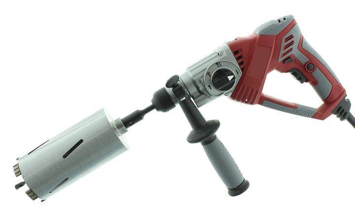 Diamant Bohrkronen Set M16 Trockenbohrbox Nutzlänge 180mm Durchmesser 42, 52, 68, 82, 102mm mit Zent