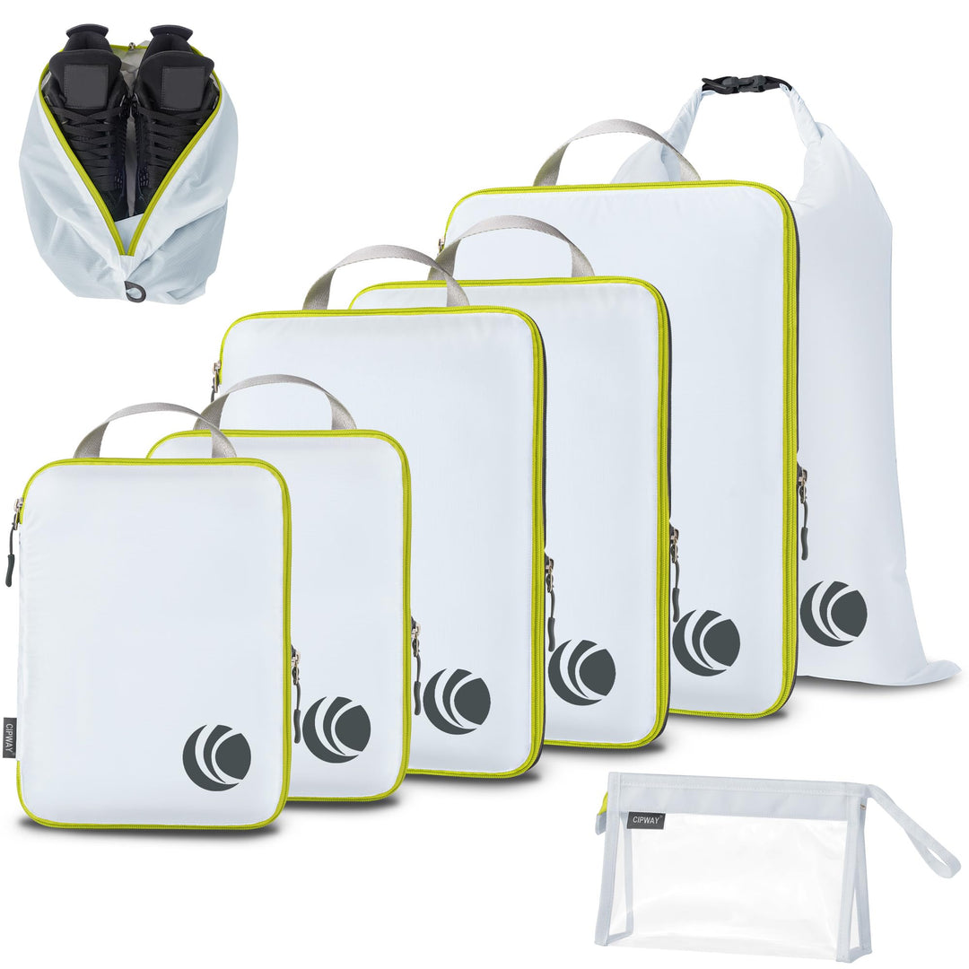 Cipway Kompression Koffer Organizer Set für Rucksack ，Ultraleichte Packtaschen Compression Packing C