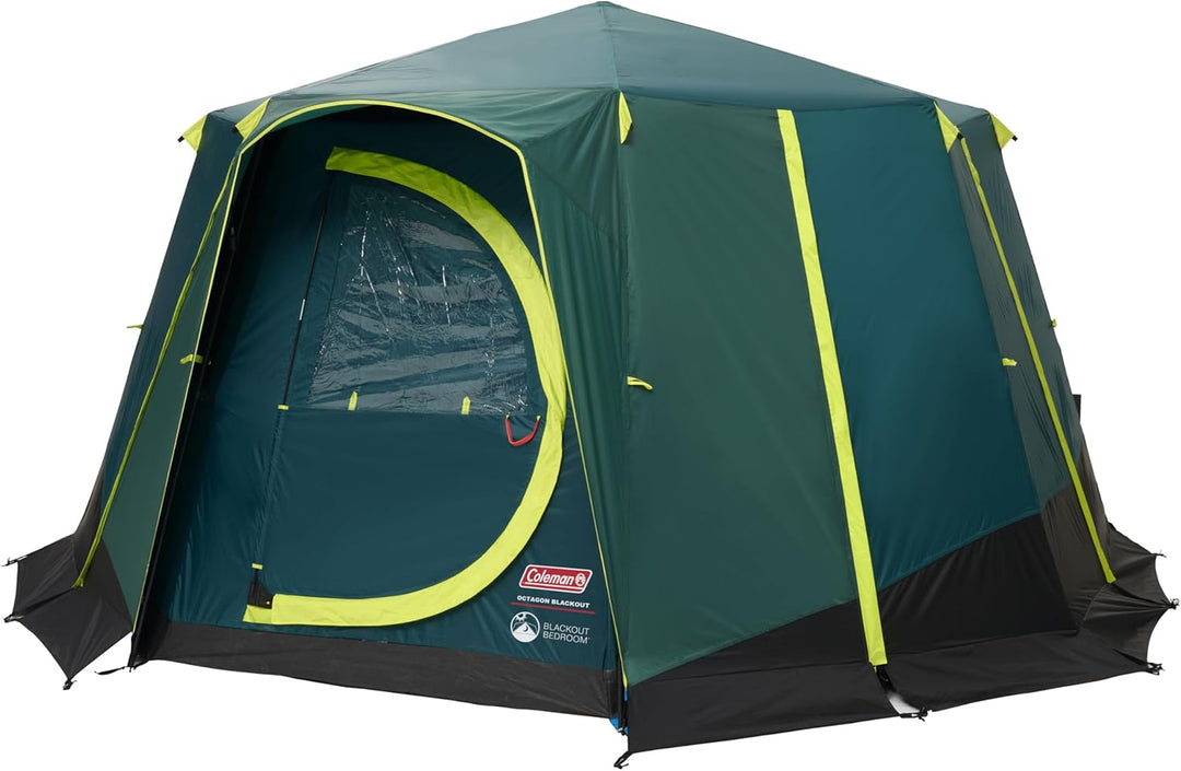 Coleman Octagon mit grossen Fenstern, mit 360° Rundumblick, stabile Stahlstangenkonstruktion, Vollst
