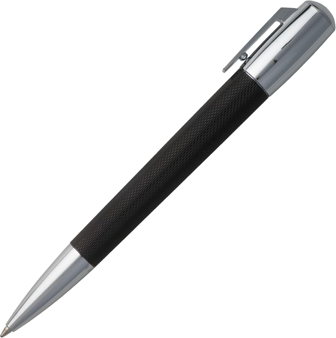 Kugelschreiber Pure Black Kugelschreiber Chrom Schwarz, Kugelschreiber Chrom Schwarz