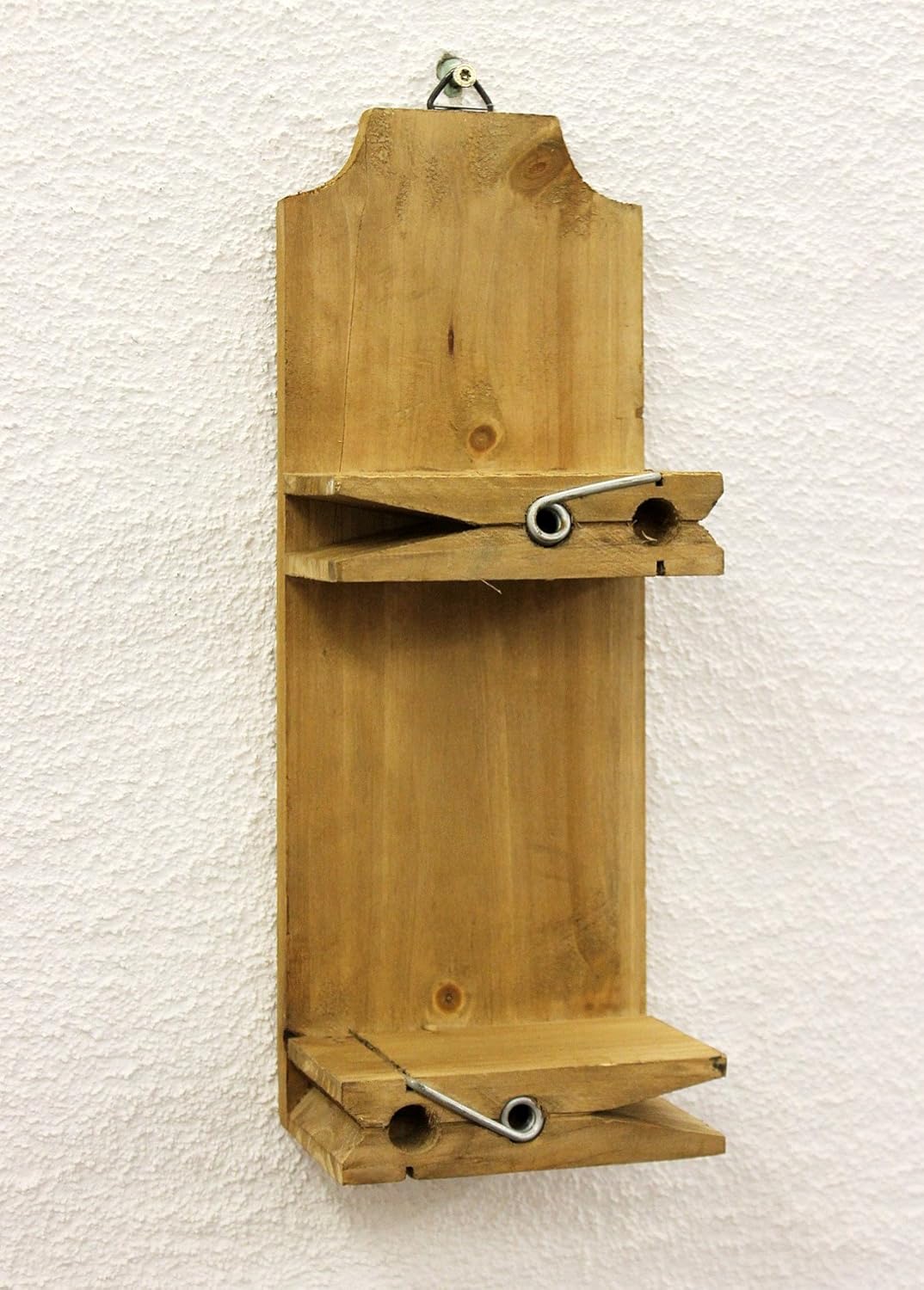 DanDiBo Wandregal 14B460 Setzkasten Wäscheklammer 39 cm Wandkonsole Küchenregal Konsole