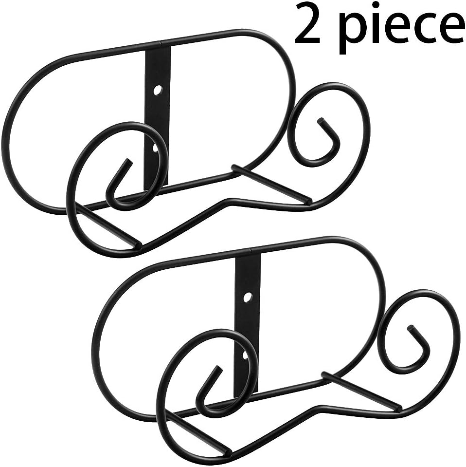 2 Stück Schwarz Metall Wand Tellerhalter Tellerwandhalter Plattenaufhänger für Wand Bilderhaken-L Sc