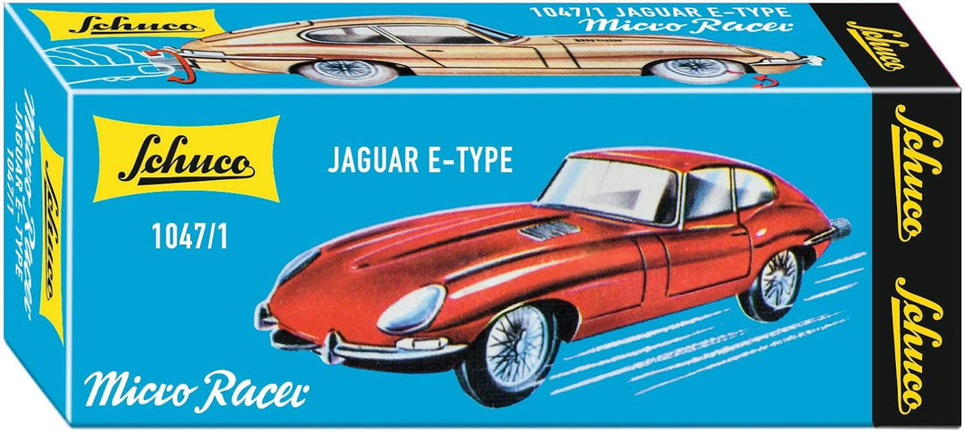 Schuco Micro Racer Jaguar E-Type, Modellauto, Die-Cast, Limitierte Auflage, dunkelblau